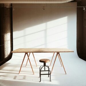 Arlo Industrial Trestle Table