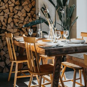 Arvo Solid Wood Dining Table
